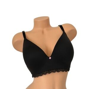 VICTORIA'S SECRET 38D Dream Angels Smooth Wireless Push Up Padded Plunge Bra
